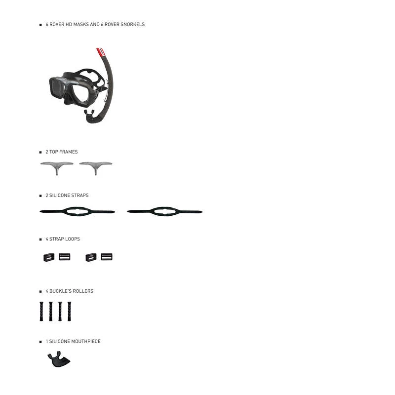 Mares DC Set Rover HD Mask & Snorkel (Rental) - Image 2