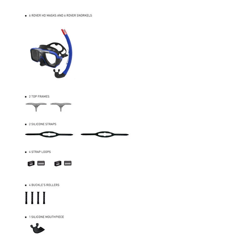Mares DC Set Rover HD Mask & Snorkel (Rental) - Image 5