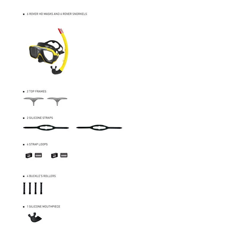 Mares DC Set Rover HD Mask & Snorkel (Rental) - Image 7