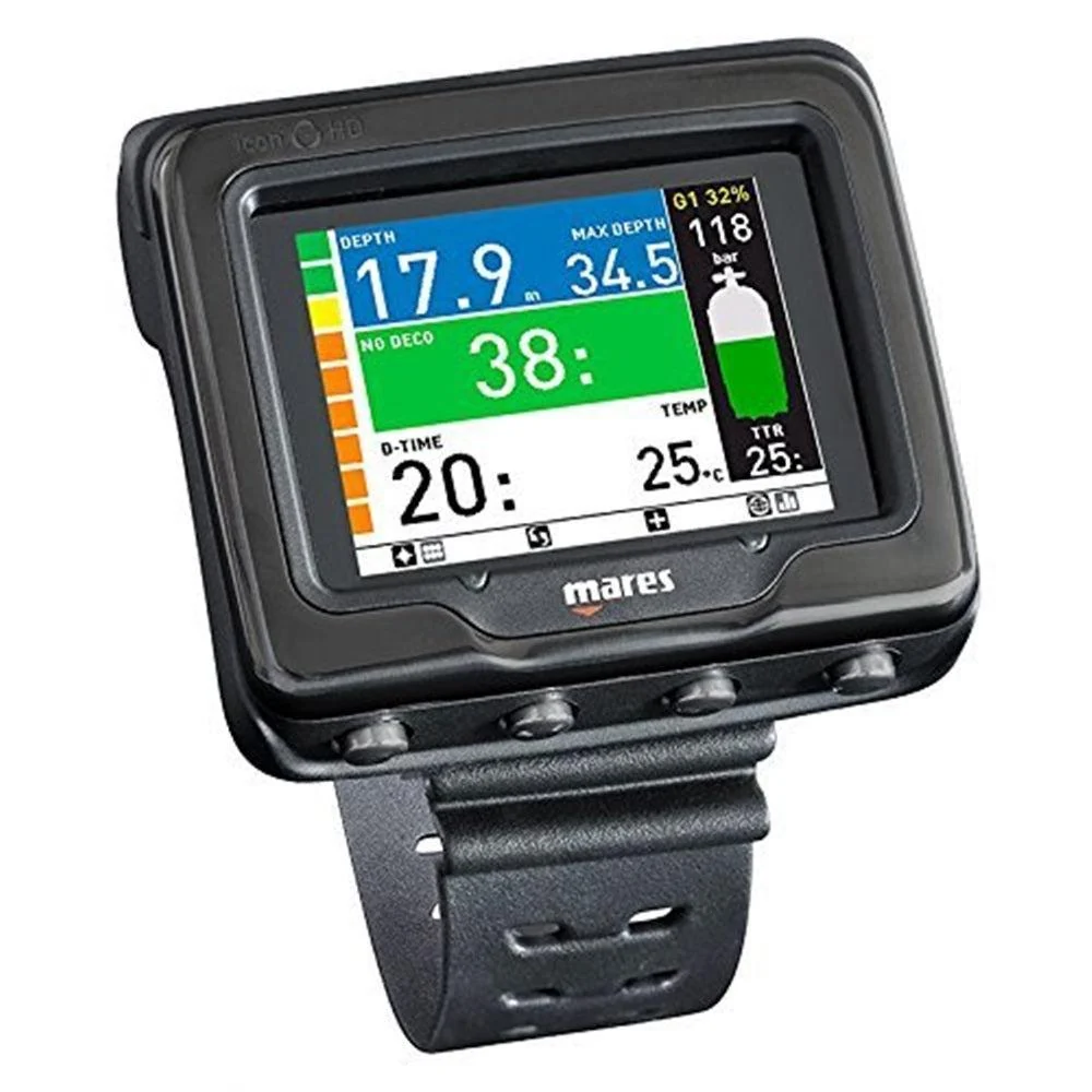 Mares Icon HD Net Ready Black Edition Scuba Diving Wrist Computer