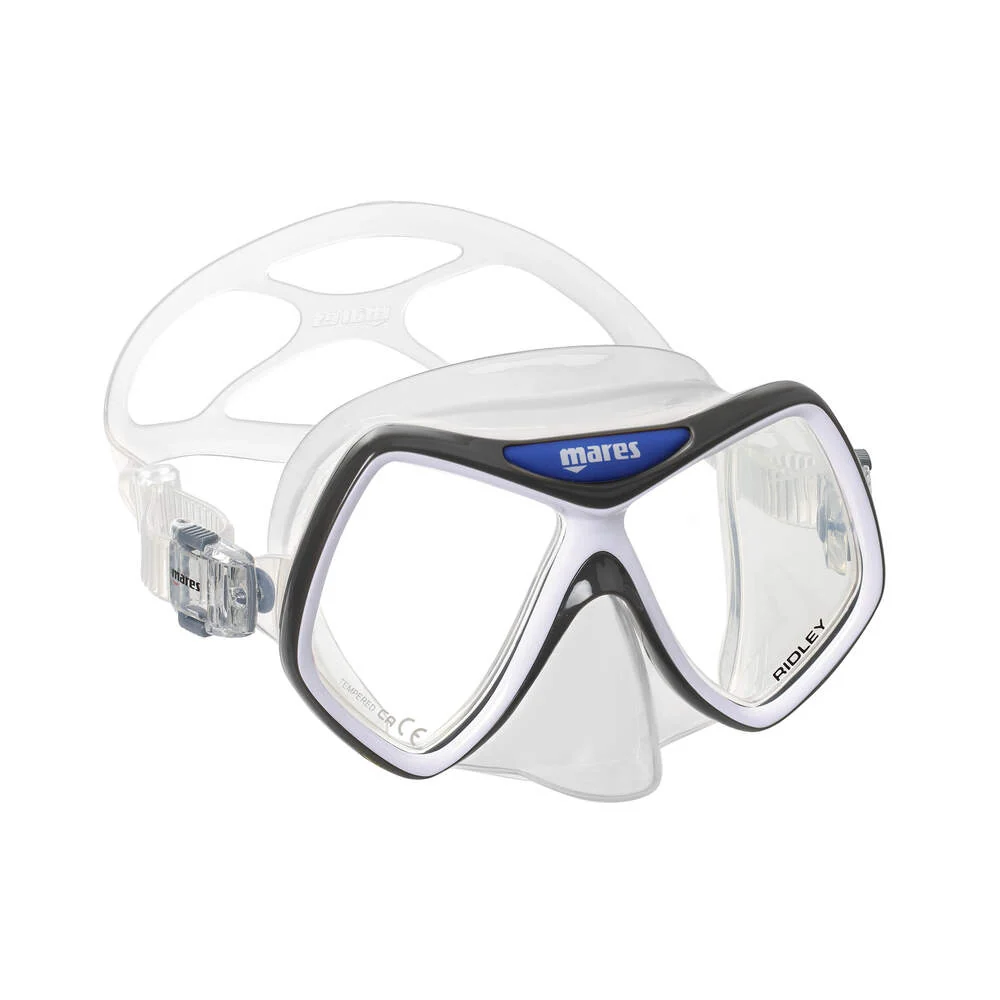 Mares Mask Ridley Blue White - Image 3
