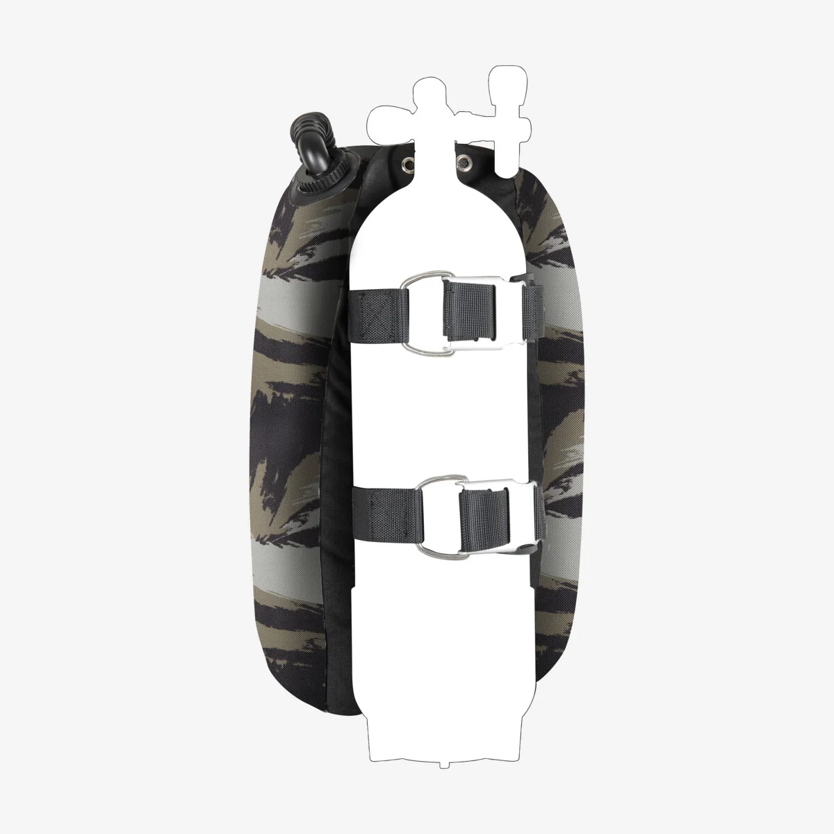 Mares Tactical Green Single Backmount Set Size 16/34 - Image 2
