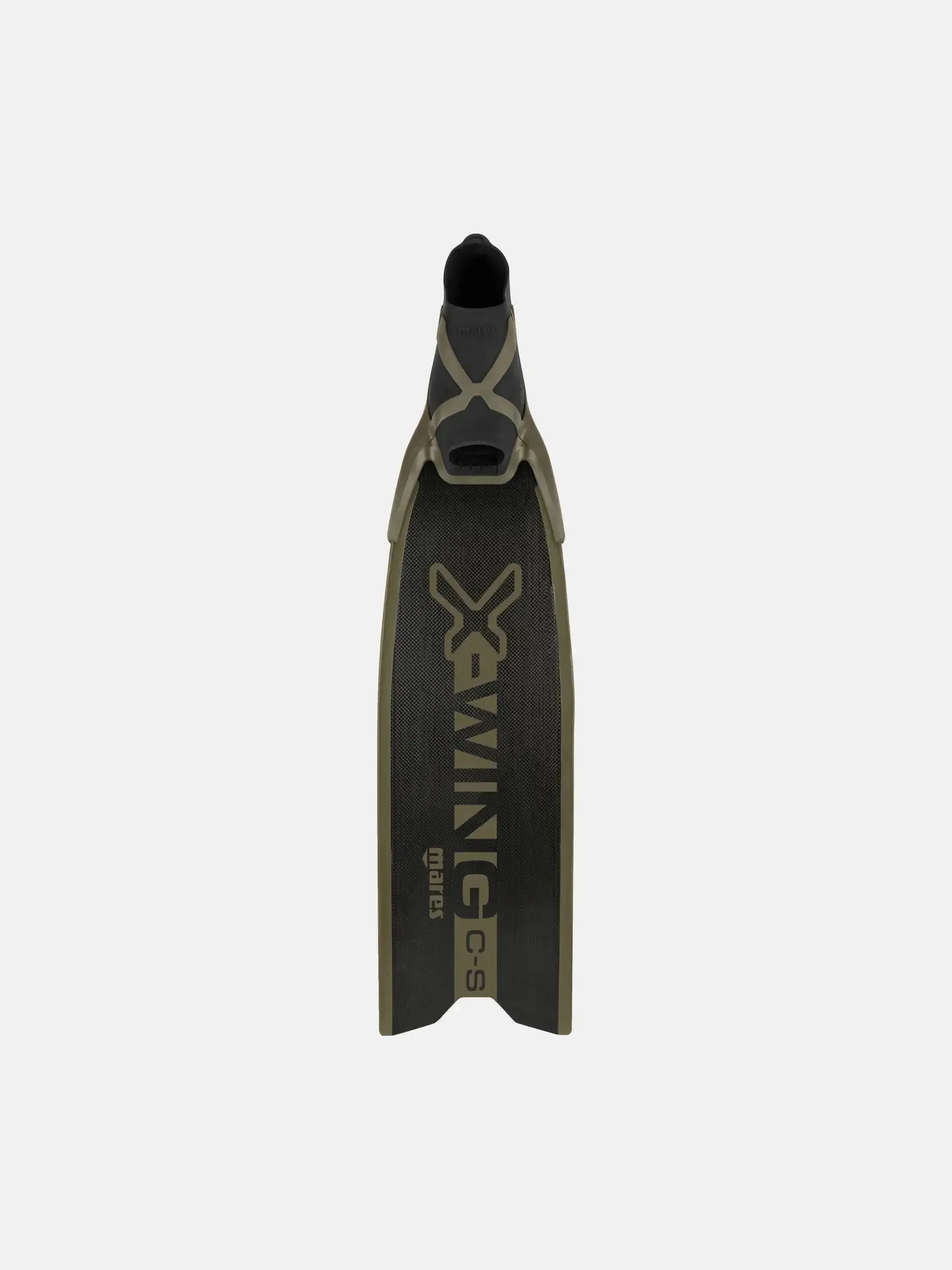 Mares X-Wing C-S Carbon Freediving Fins Olive Green