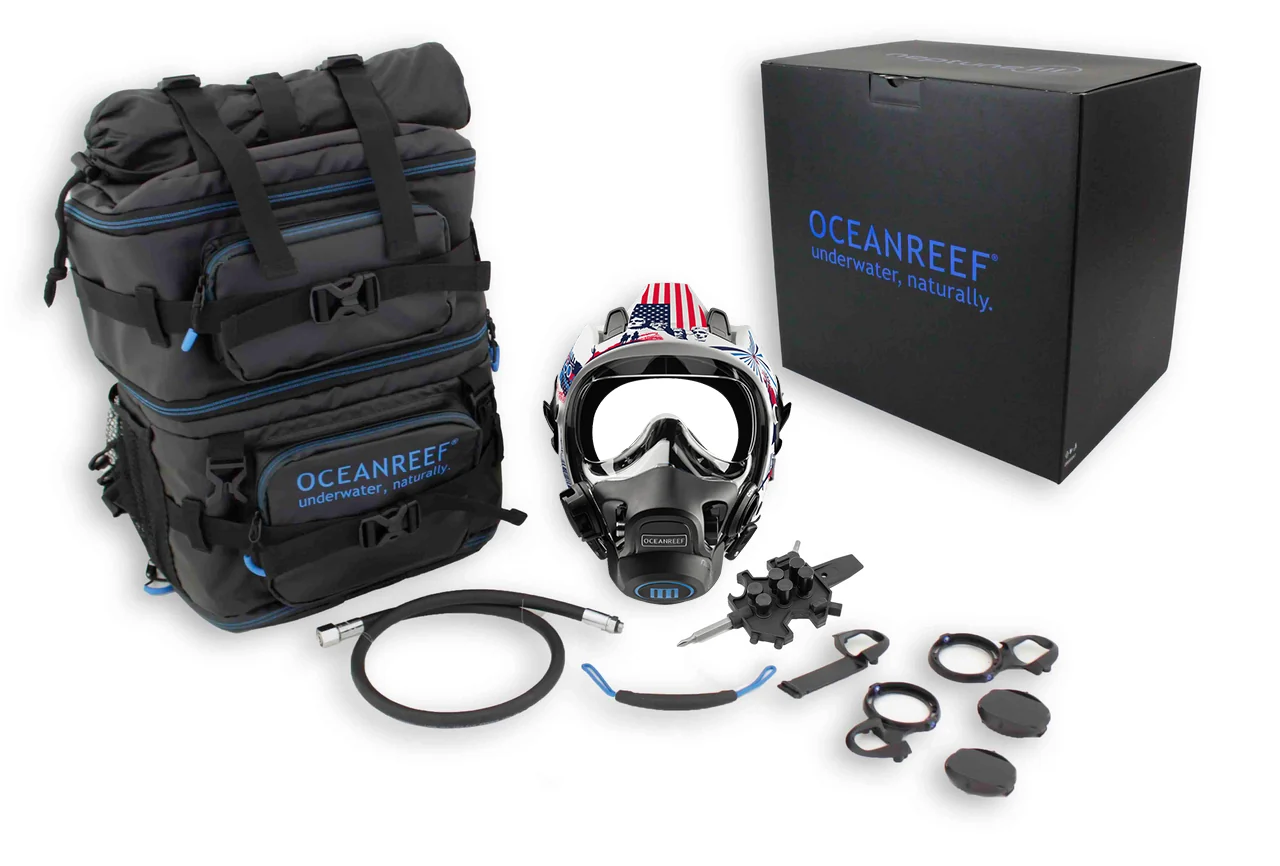 Ocean Reef Neptune III Full-Face Diving Mask ID250 (Limited Edition) - Image 2