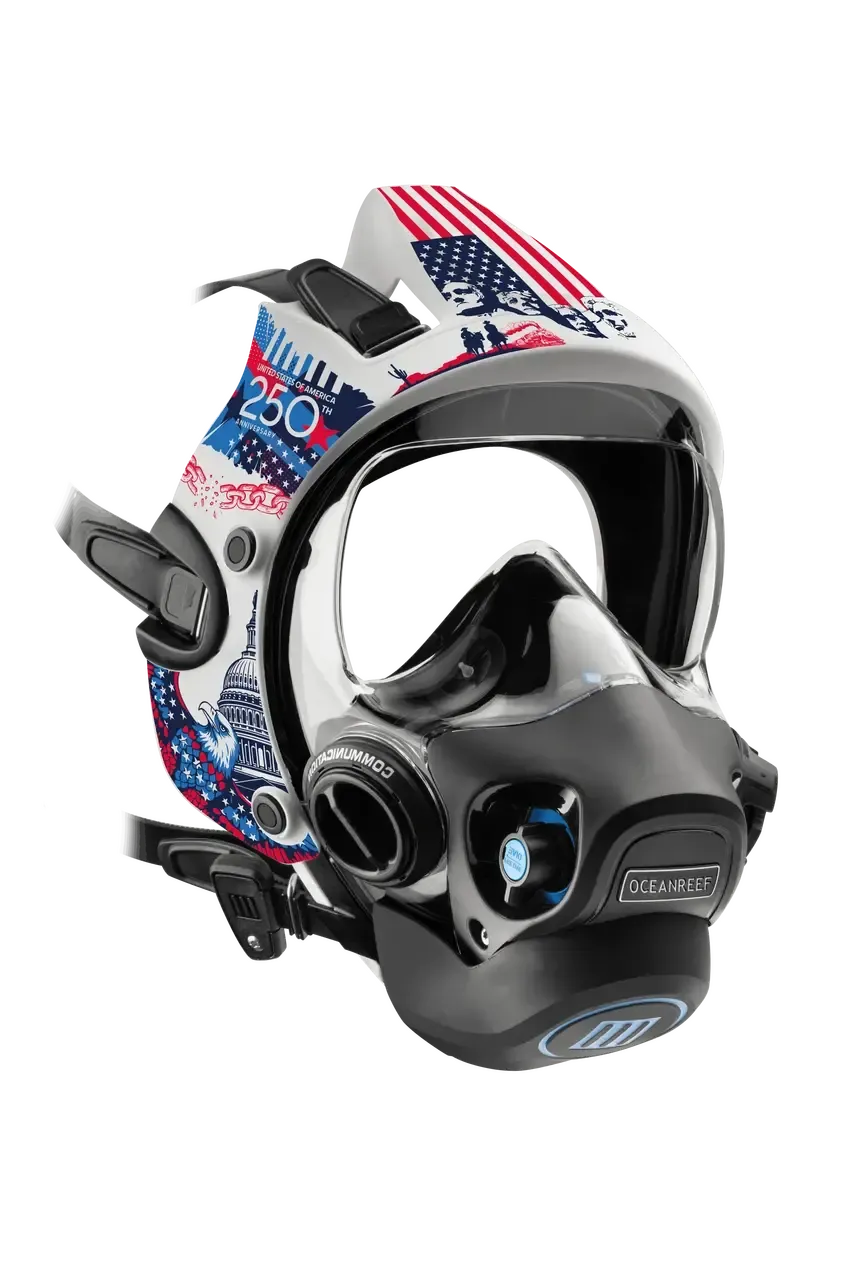 Ocean Reef Neptune III Full-Face Diving Mask ID250 (Limited Edition) - Image 4