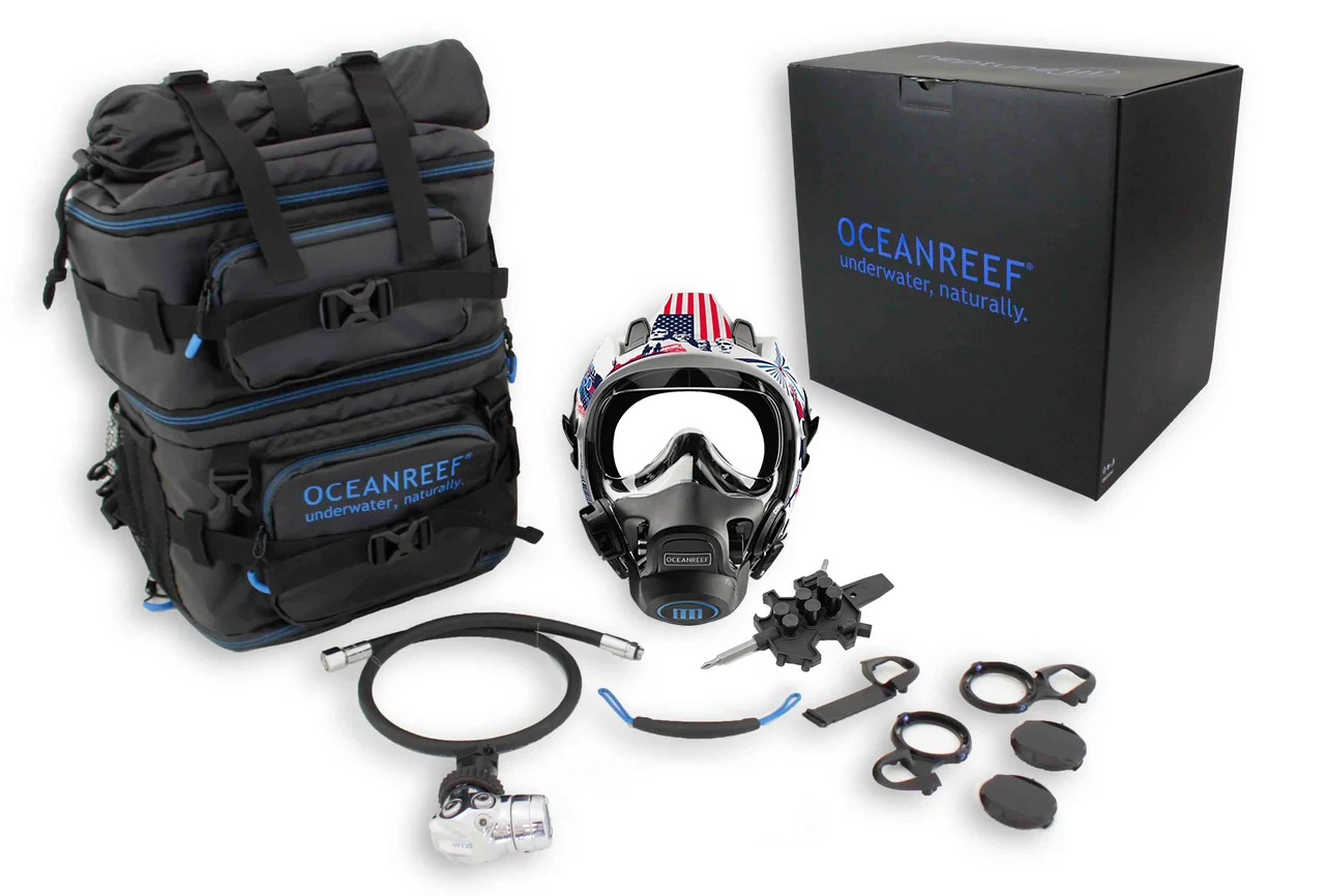 Ocean Reef Neptune III ID250 Full-Face Diving System (Limited Edition)