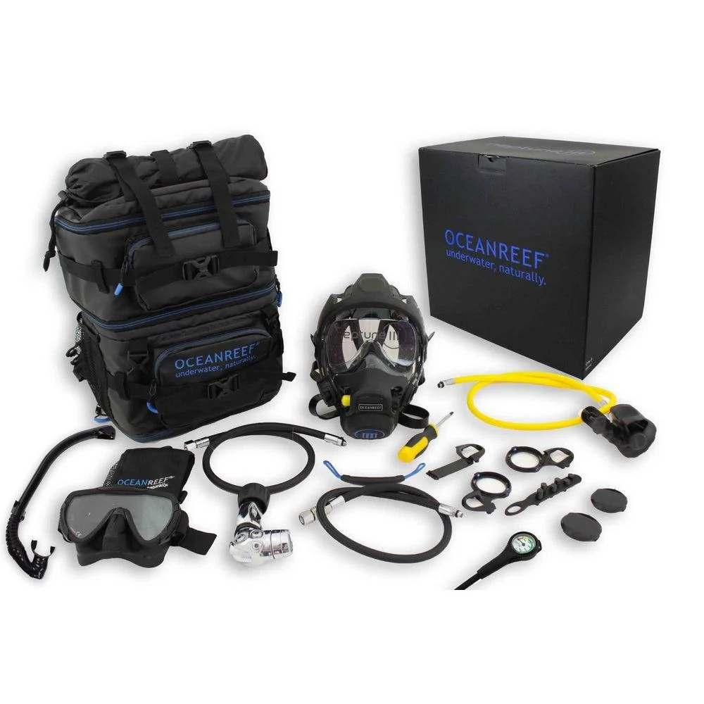 Ocean Reef Neptune III Package - Black Mask + INT 1st Stage - Image 2