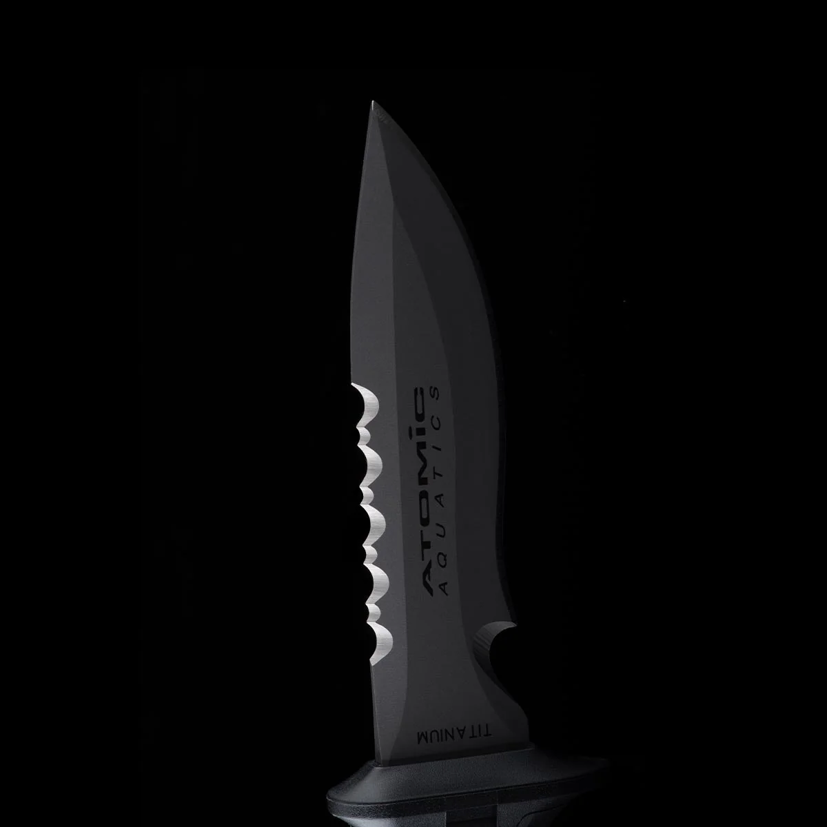 Open Box Atomic Aquatics Ti6 Titanium Pointed Tip Knife - Image 3