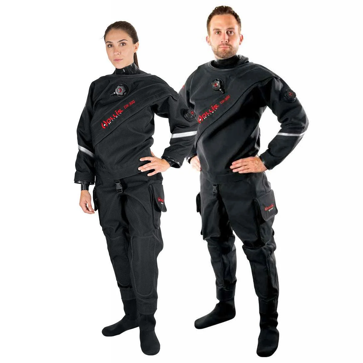 Open Box Hollis DX-300X Technical Expedition-Grade Drysuit w/ 5mm Neoprene Socks