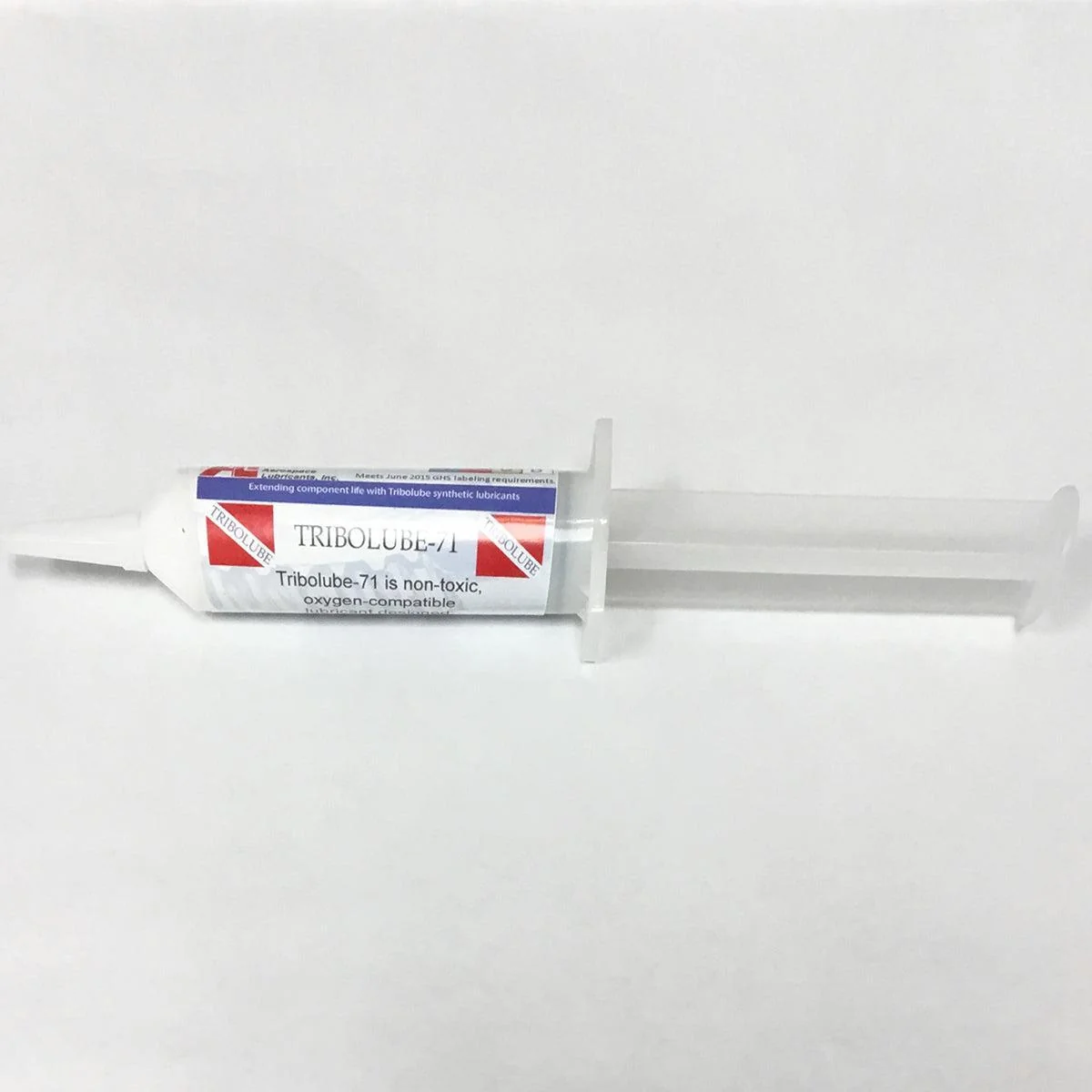 Open Box Hollis Tribolube 71, O2 Compatible Lube - 2 OZ / 57 G Syringe