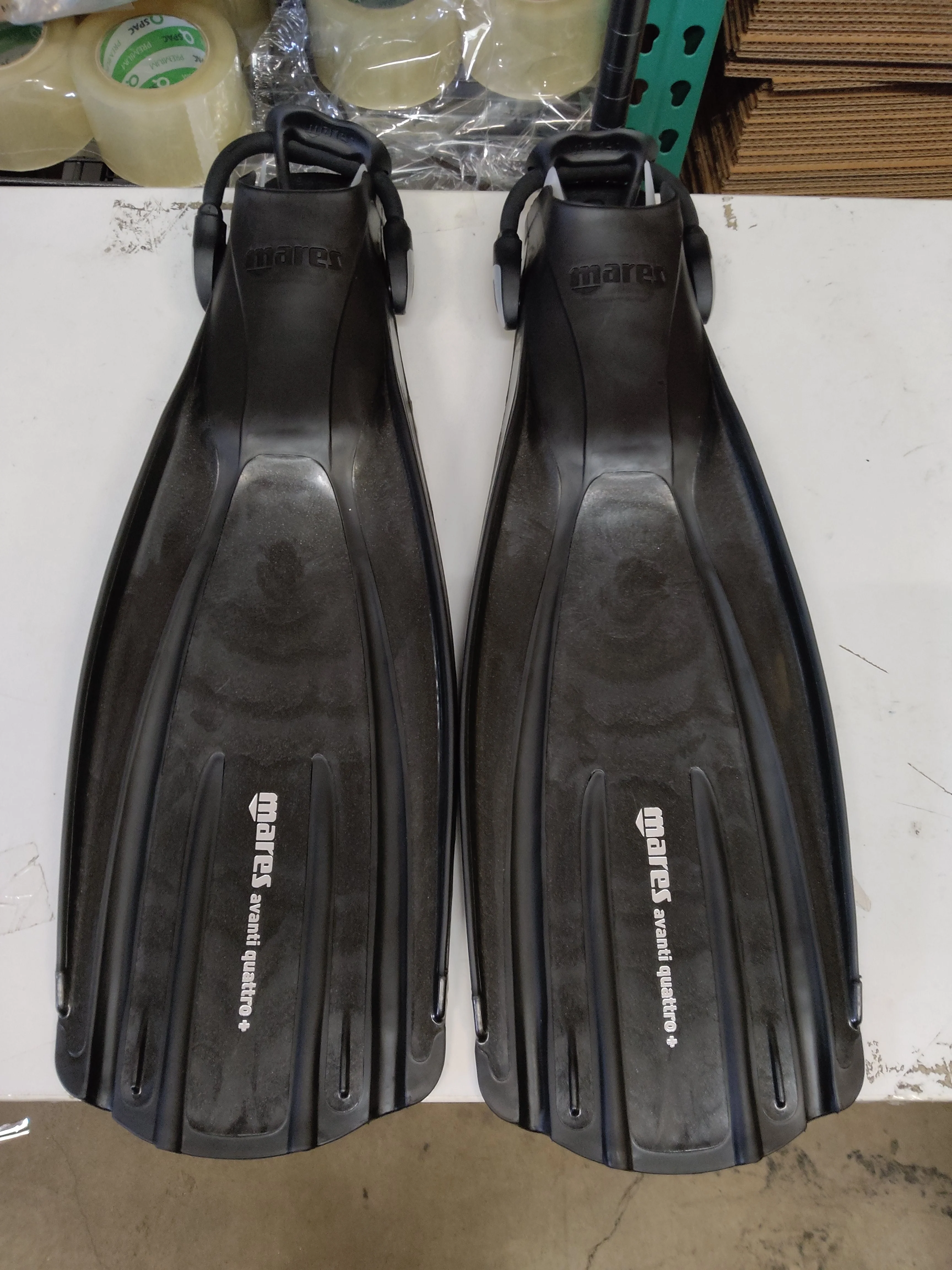 Used Mares Avanti Quattro Plus Open Heel Bungee Strap Dive Fin - Image 6