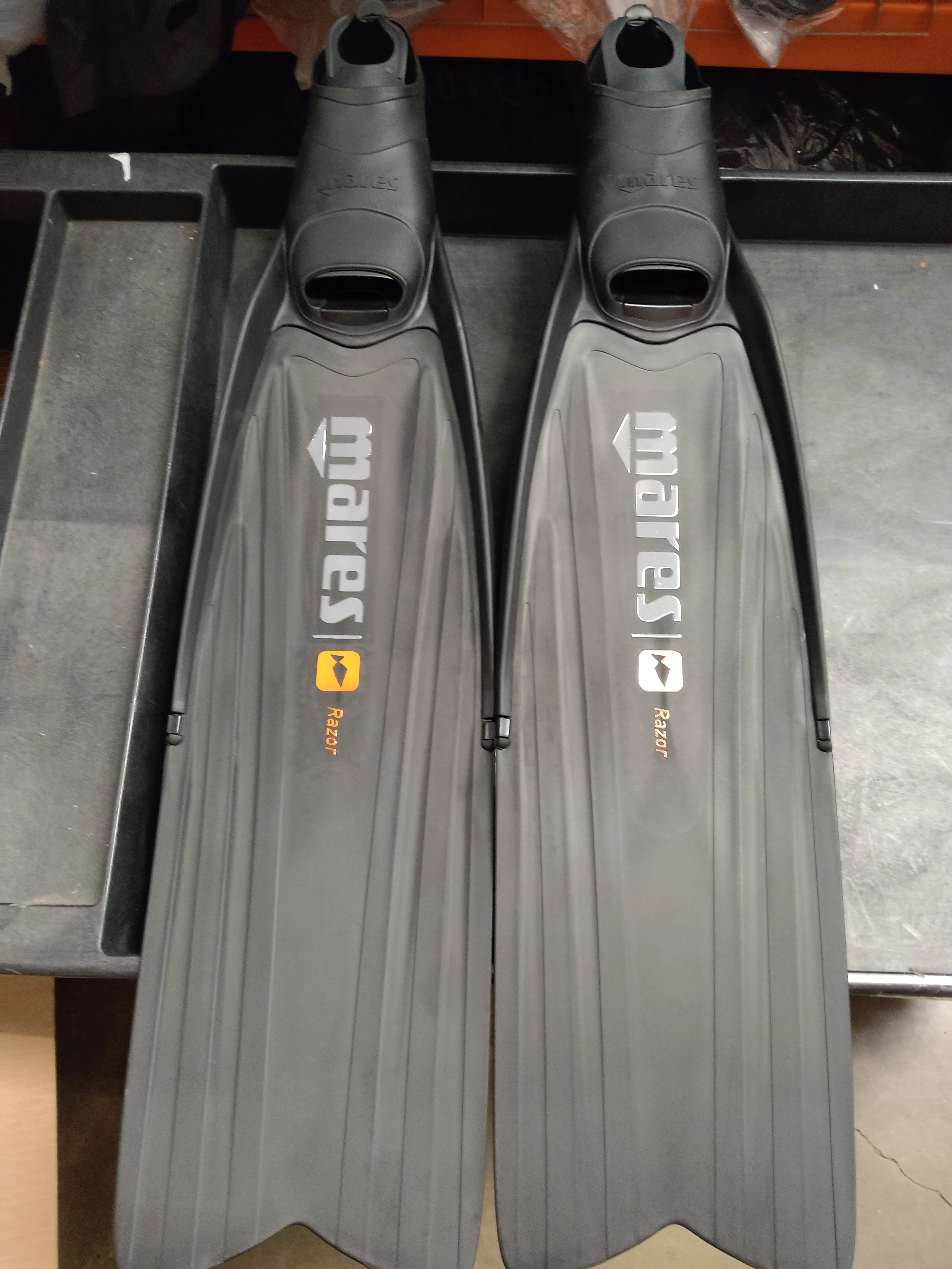 Used Mares Razor Pro Freediving and Spearfishing Fins