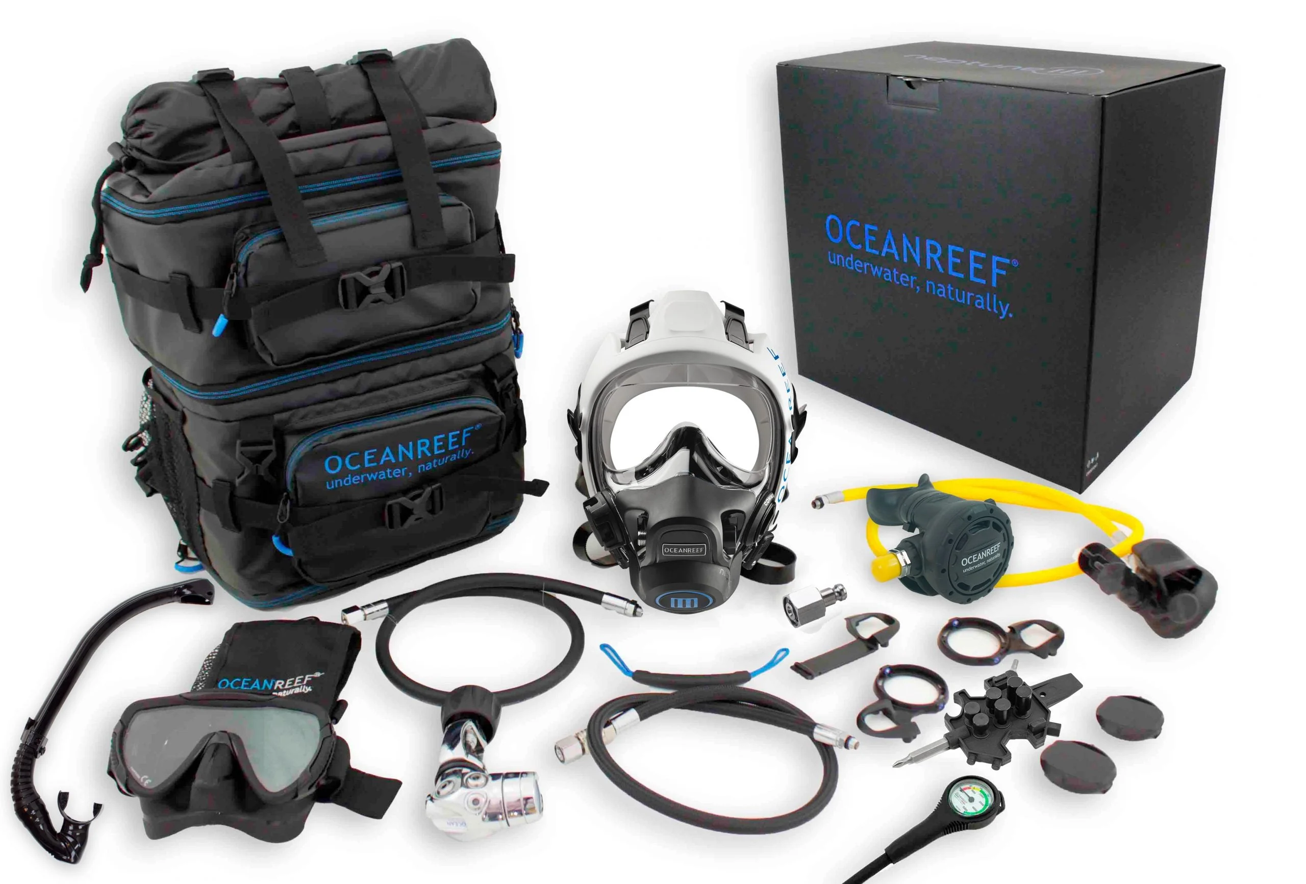 Open Box Ocean Reef Neptune III Package - Diving Full Face Mask - Image 26