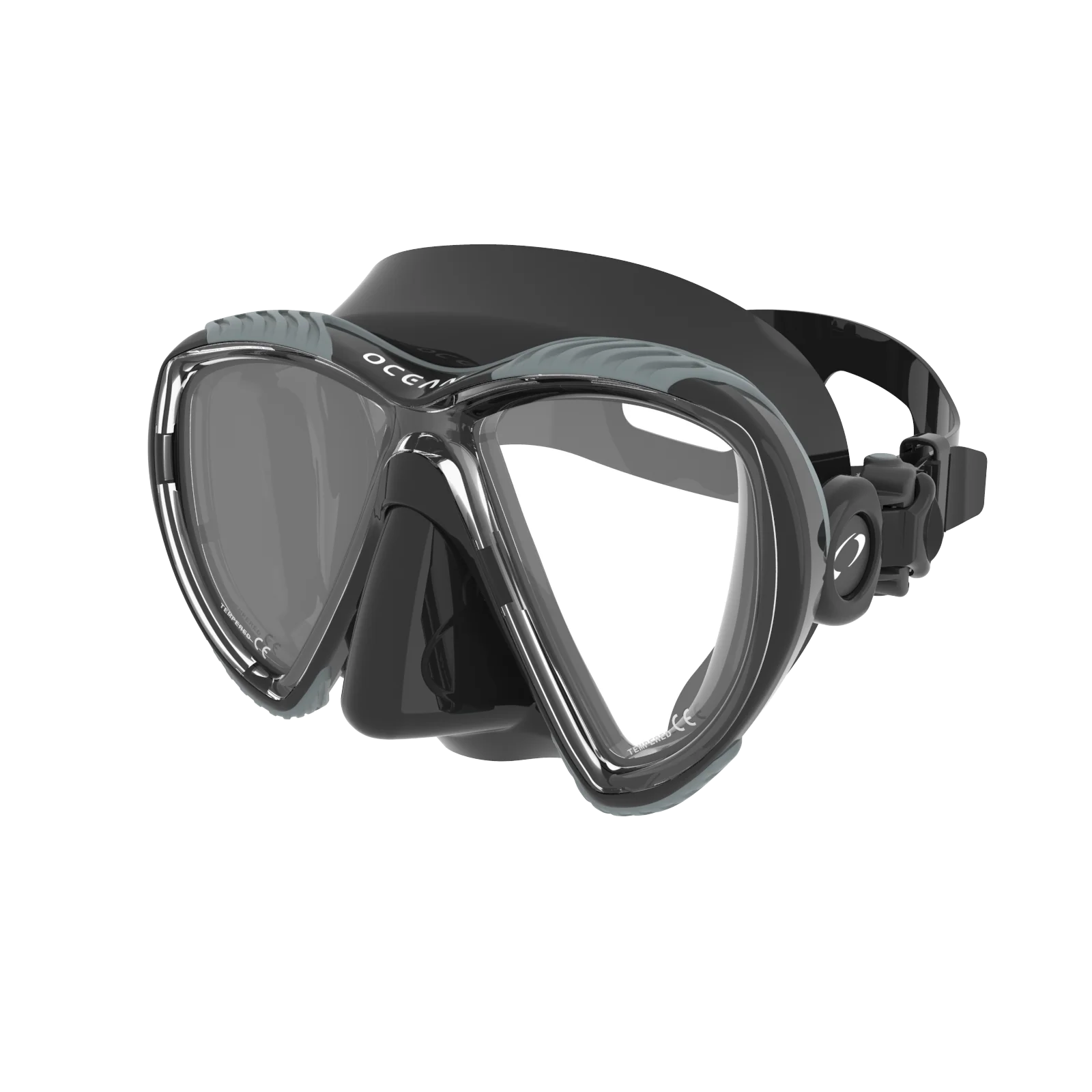 Open Box Oceanic Discovery Dual Lens Dive Mask