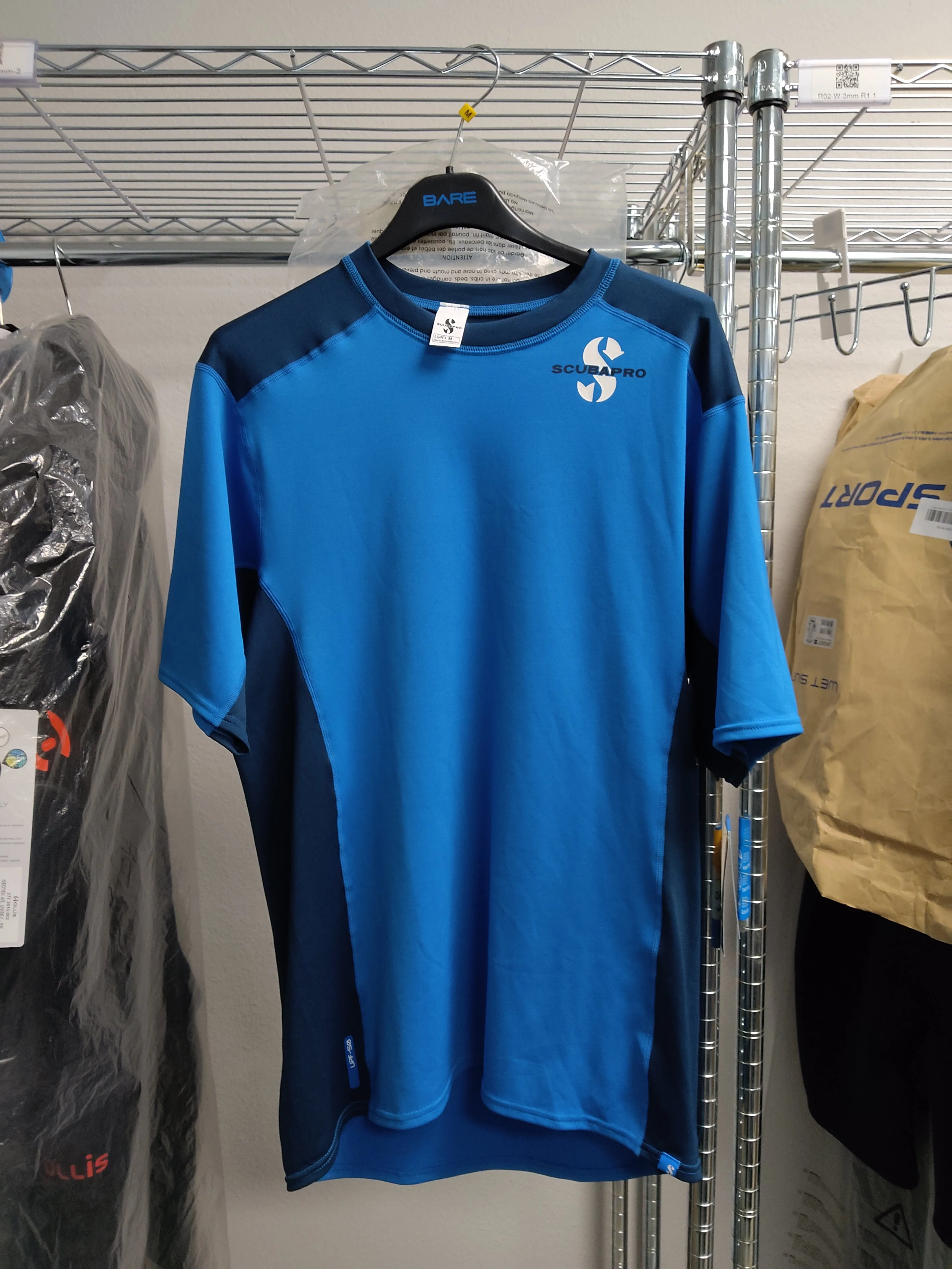 Used Scubapro Rash Guard Mens, C - Flow, Short Sleeve (UPF50) - Image 3