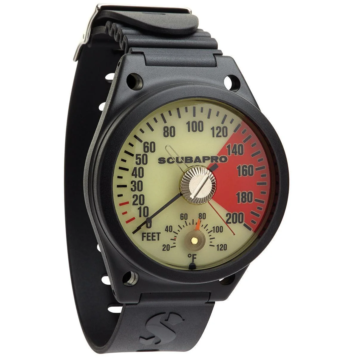 Used Scubapro Wrist Mount Depth Gauge Imperial - Image 2