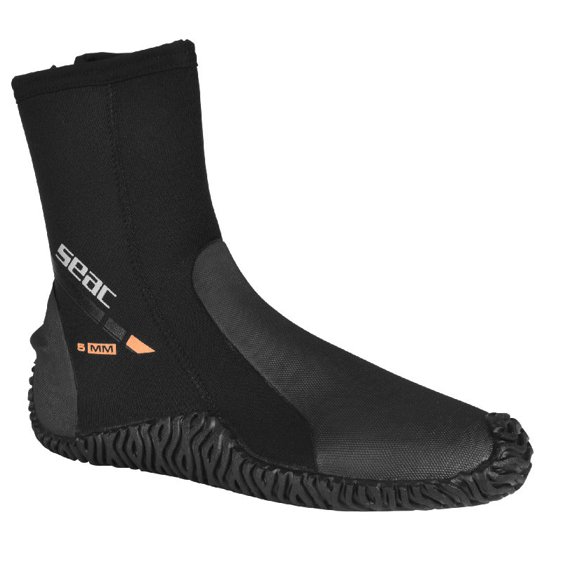 Open Box Seac Basic HD with Side Zipper and Semi-Rigid Sole, 5mm Neoprene Boots - Image 3
