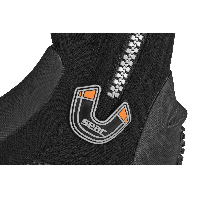 Open Box Seac Basic HD with Side Zipper and Semi-Rigid Sole, 5mm Neoprene Boots - Image 6