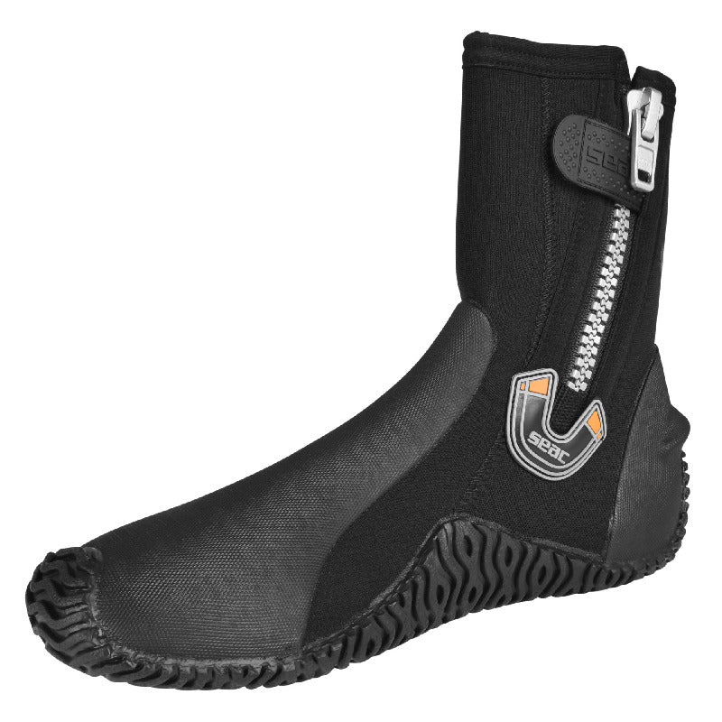 Open Box Seac Basic HD with Side Zipper and Semi-Rigid Sole, 5mm Neoprene Boots - Image 2