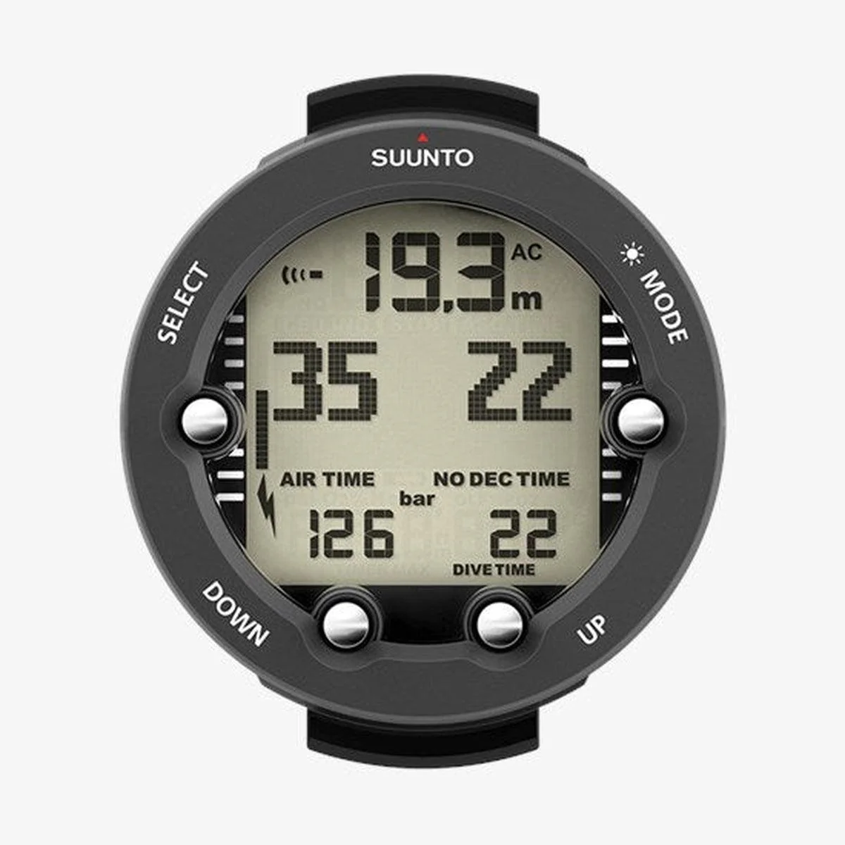 Open Box Suunto Vyper Novo - USB Cable, Bungee and Rubber Boot Sold Separately