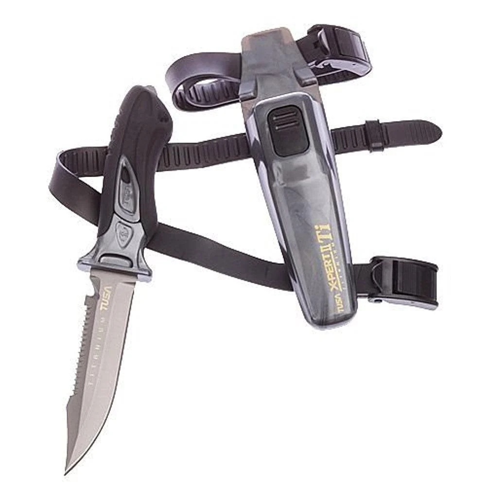 Open Box Tusa X-Pert II Titanium Knife - Silver - Image 2
