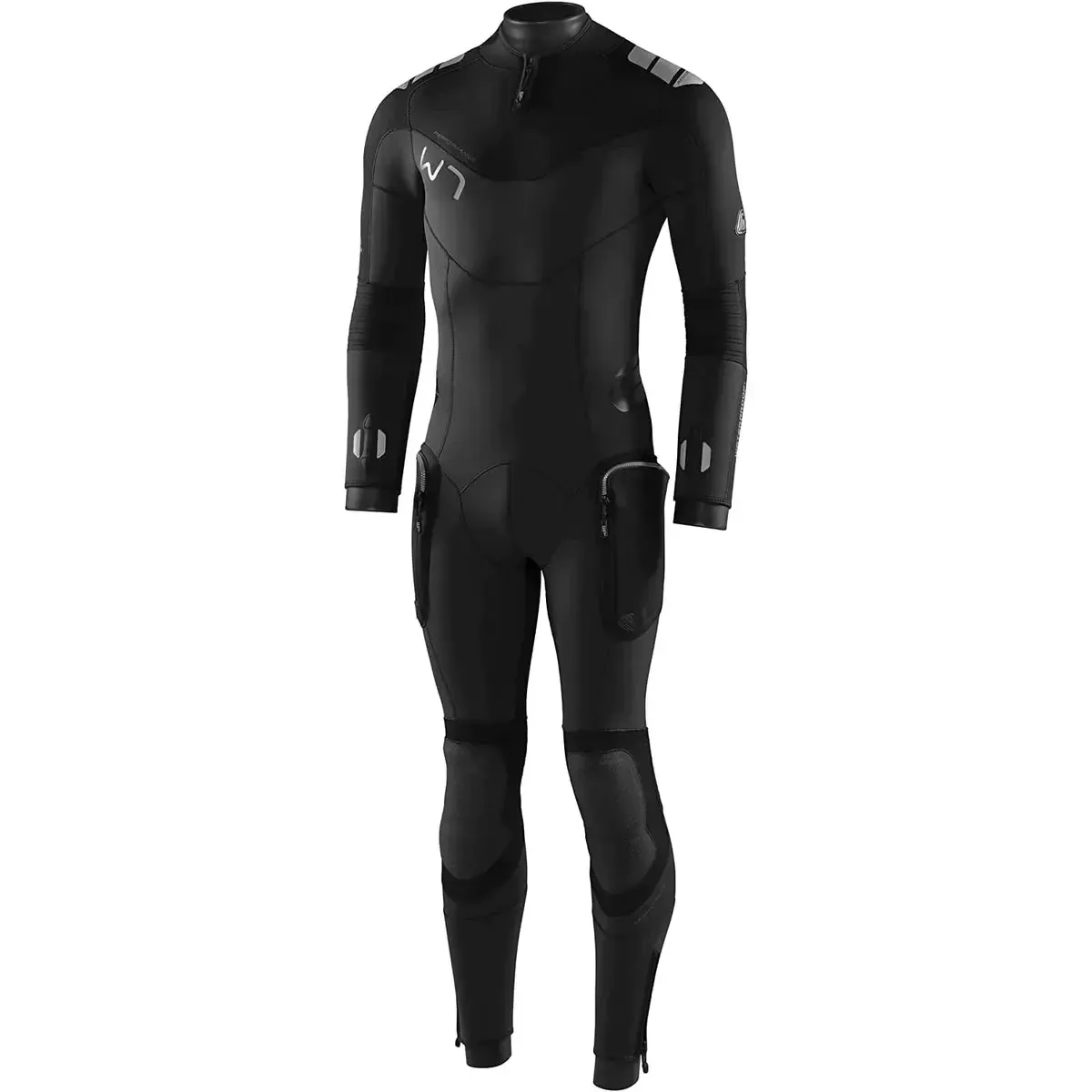 Open Box Waterproof W7 5mm Fullsuit with Back Zip - Mens