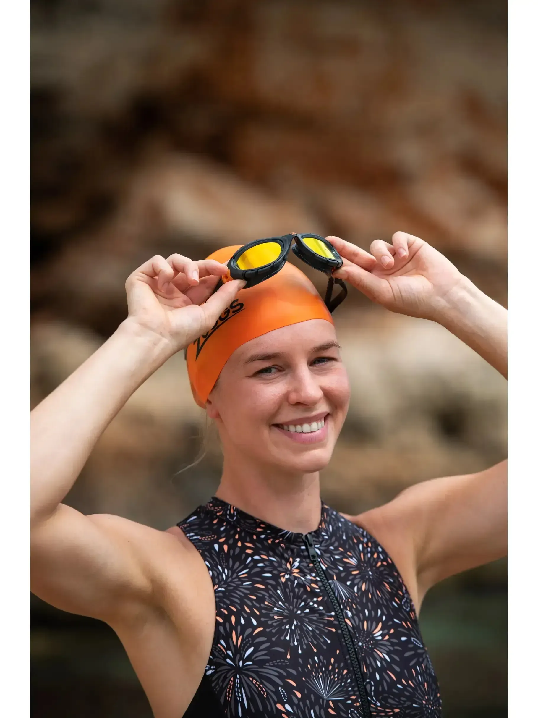 Predator Flex Titanium Swimming Goggles Curved Titanium Mirror Lenses - Image 10