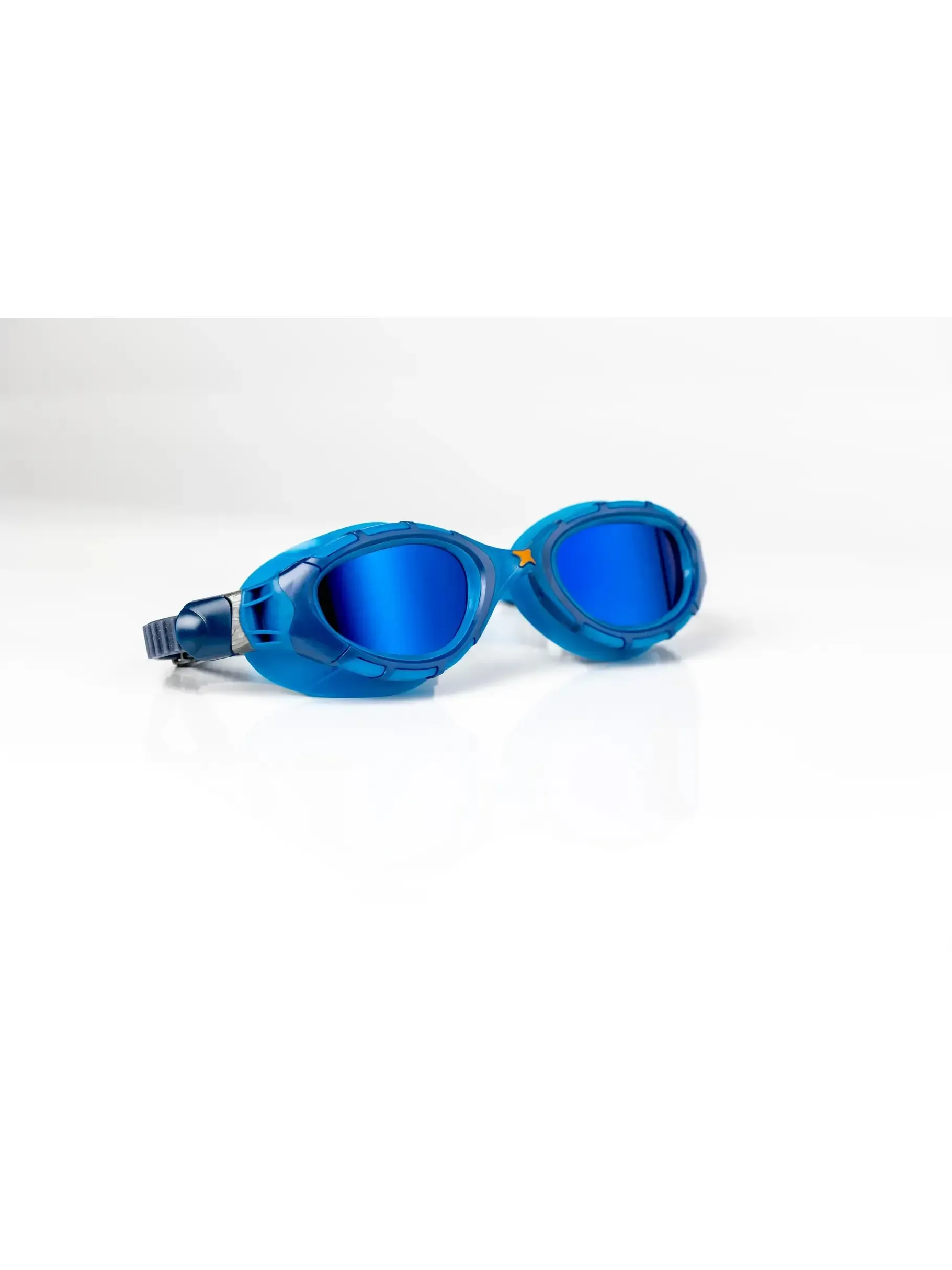 Predator Flex Titanium Swimming Goggles Curved Titanium Mirror Lenses - Image 3