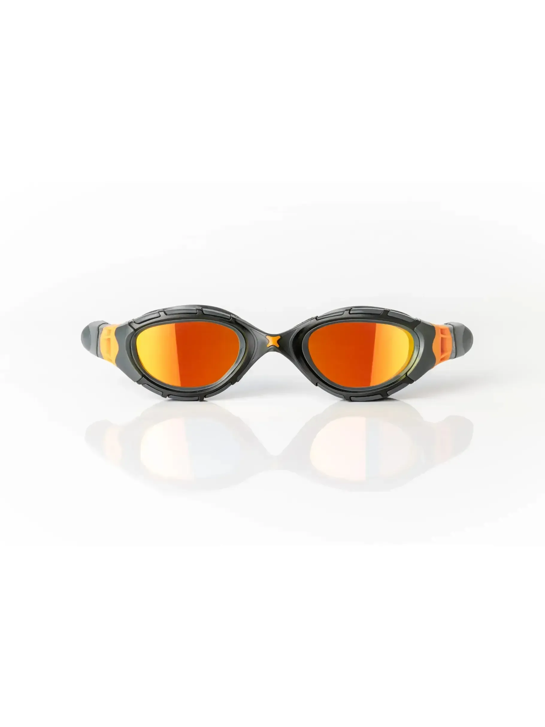 Predator Flex Titanium Swimming Goggles Curved Titanium Mirror Lenses - Image 6