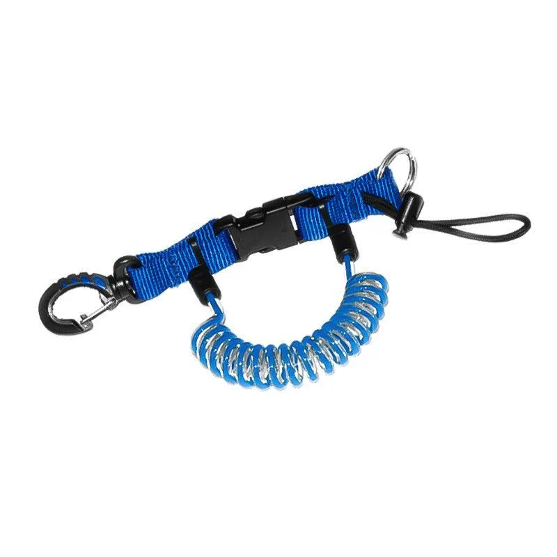 DiveCatalog Quick Release Coil Lanyard with Buckle Scuba Essentials - Image 6