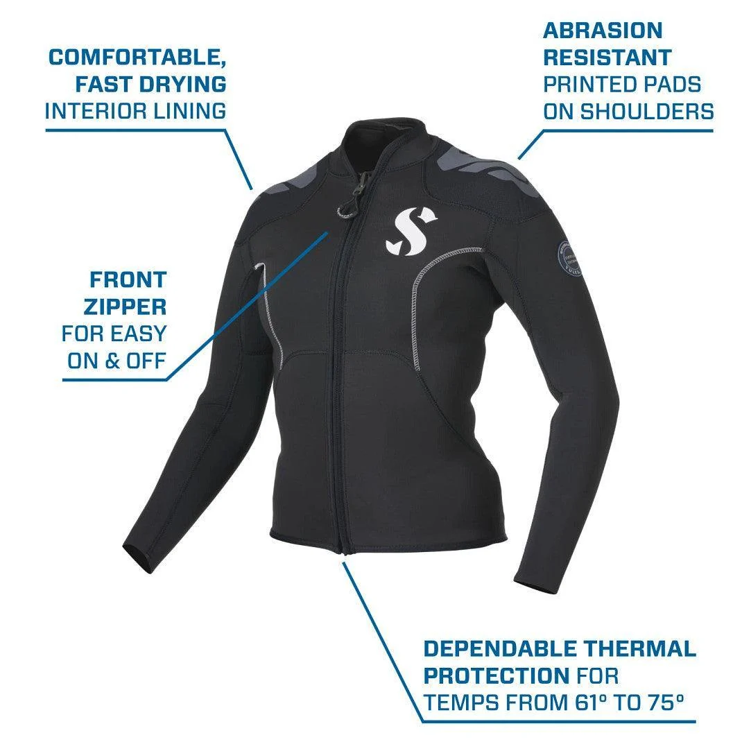 Scubapro Everflex Yulex Hoodless 3mm Long Sleeve Women's - Image 5