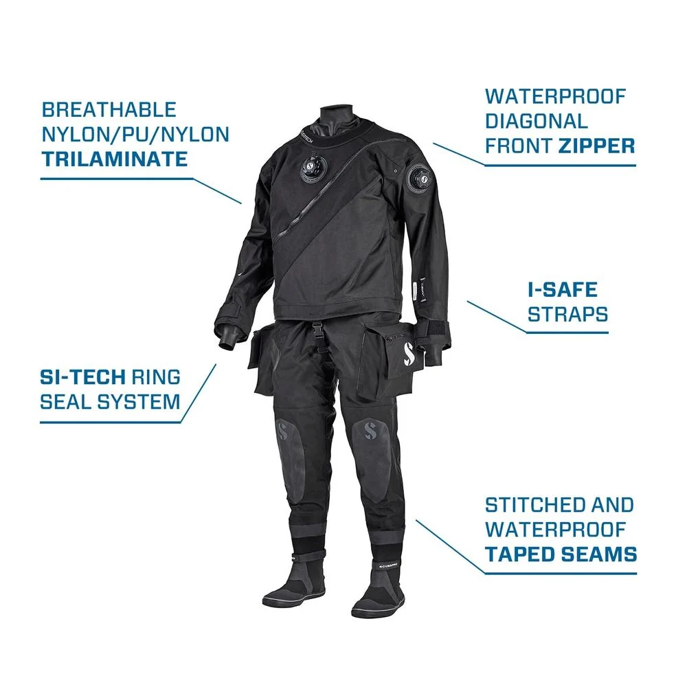 Scubapro Evertech Dry Breathable Mens Scuba Diving Drysuit - Image 3