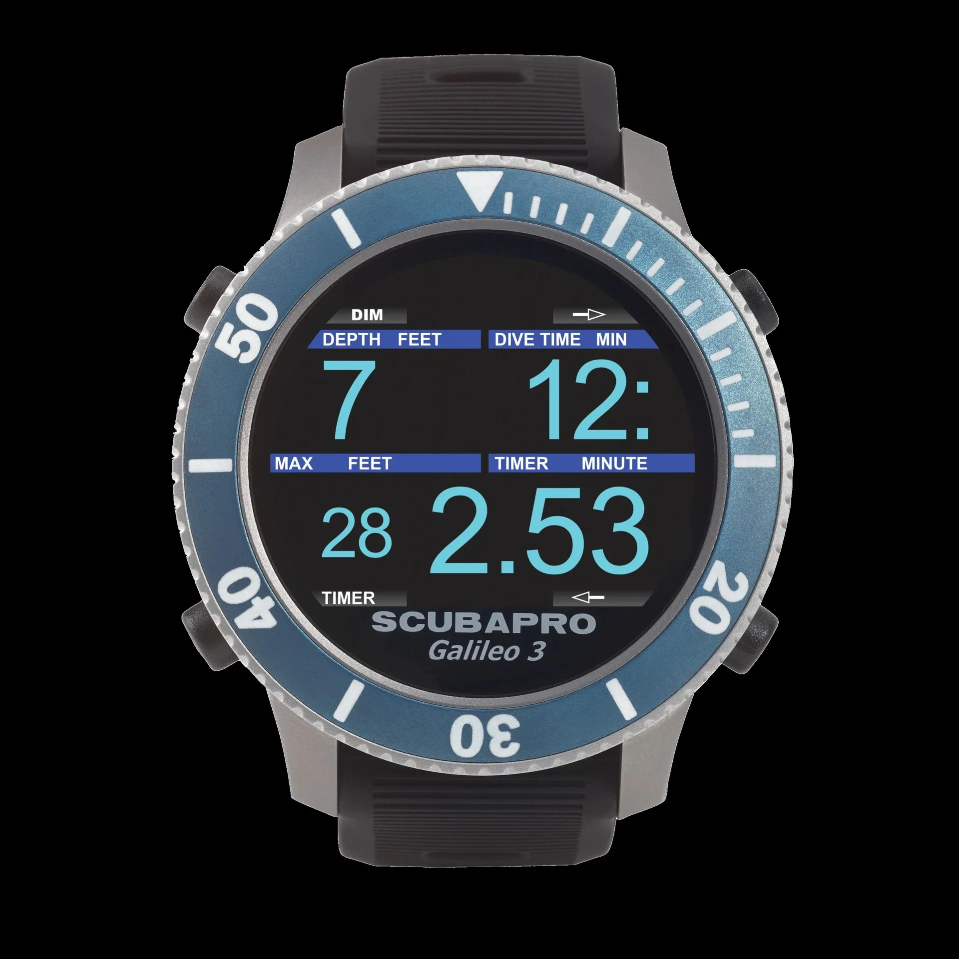 Scubapro Galileo 3 Titanium Wrist Dive Computer with Smart + Pro Transmitter - Image 2