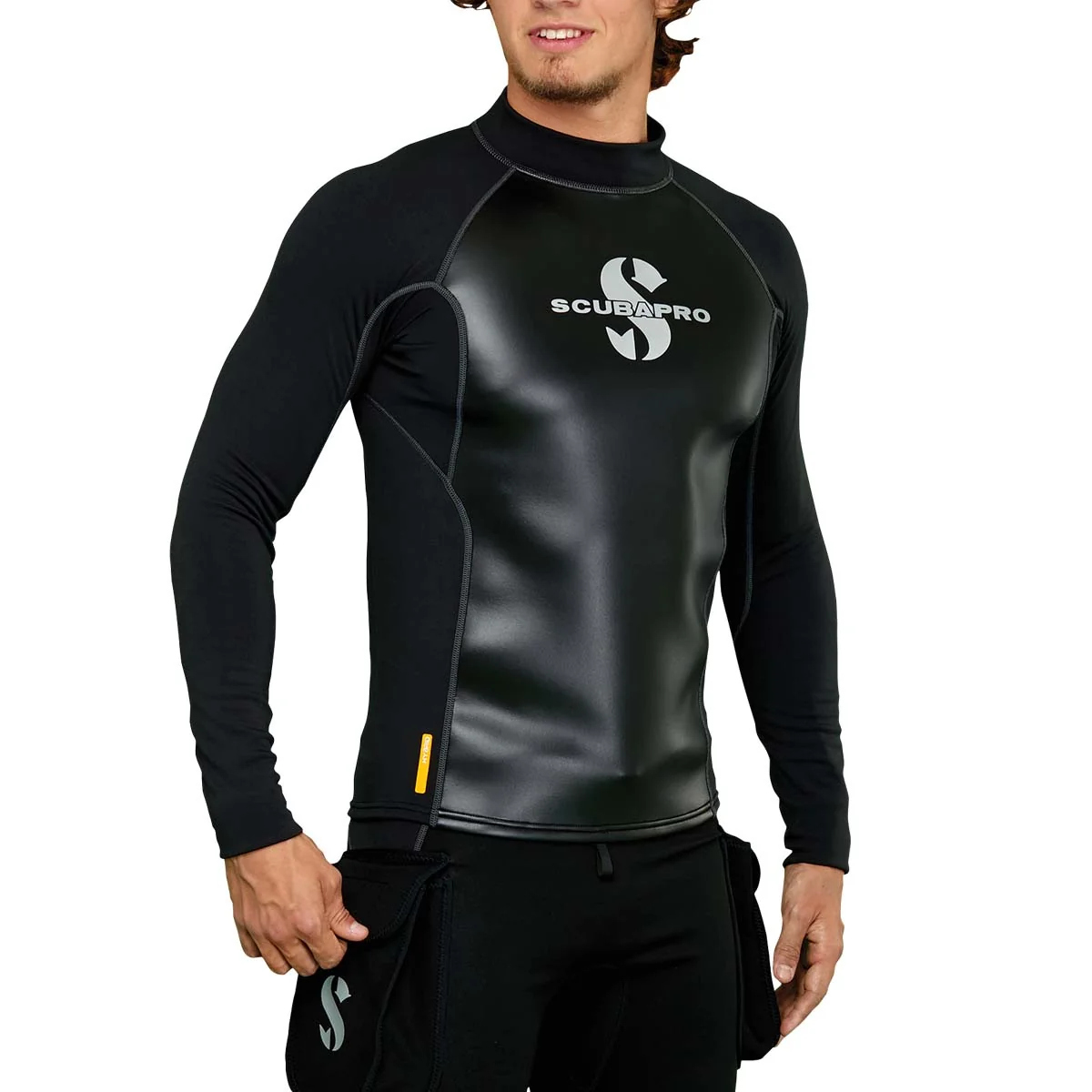 Scubapro Hybrid 1 MM Thermal Long Sleeve Mens Top Scuba Diving Wetsuit - Image 3