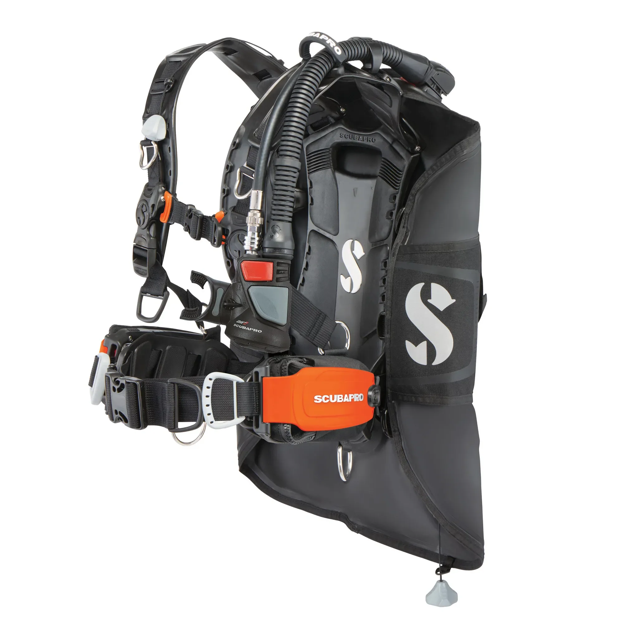 ScubaPro Hydros Pro 2 Air2 with Standard Monorail Weight Pocket Set - Image 17