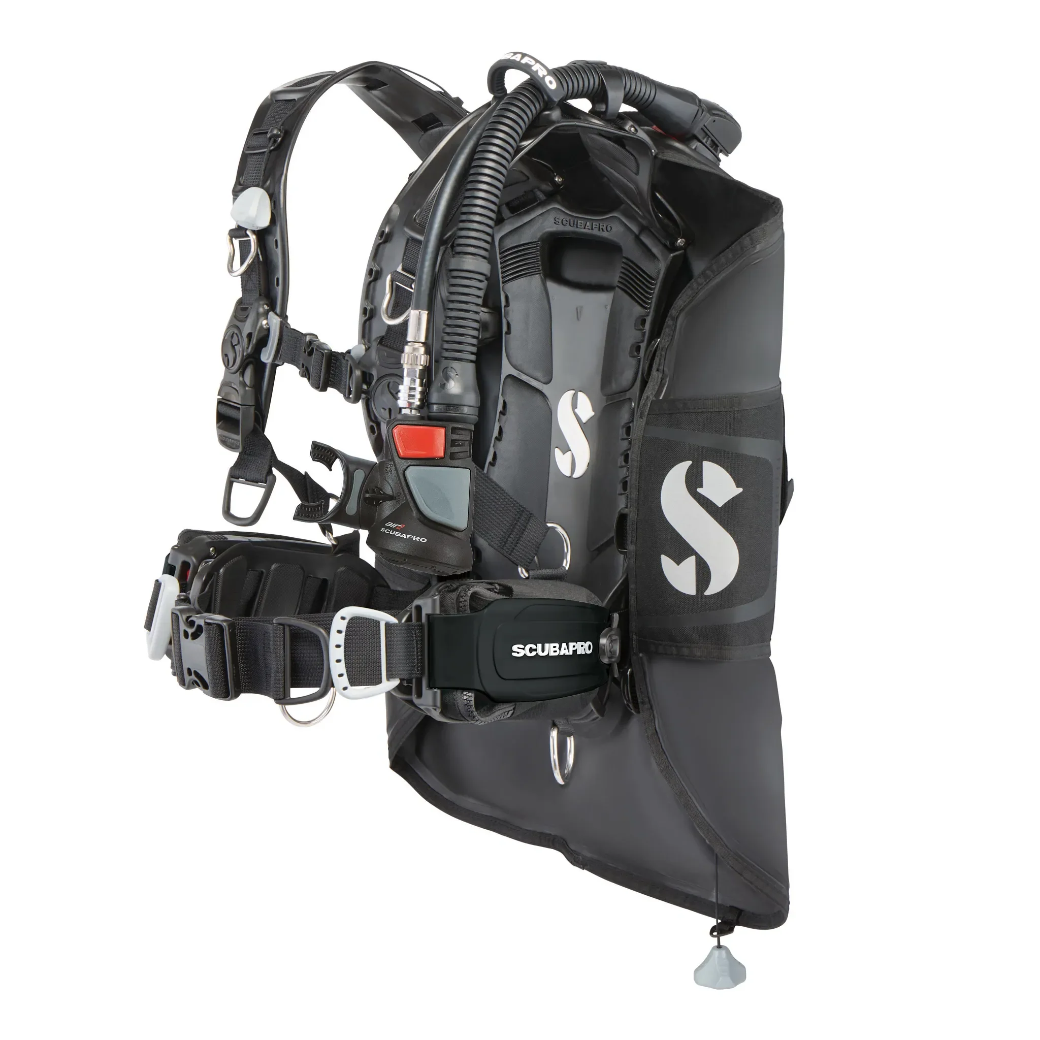 ScubaPro Hydros Pro 2 Air2 with Standard Monorail Weight Pocket Set - Image 14