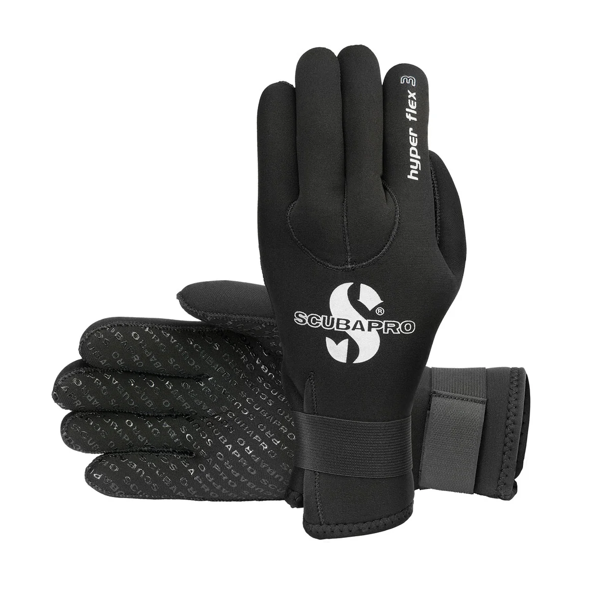 Scubapro Hyperflex Dive Glove - Black - Image 2