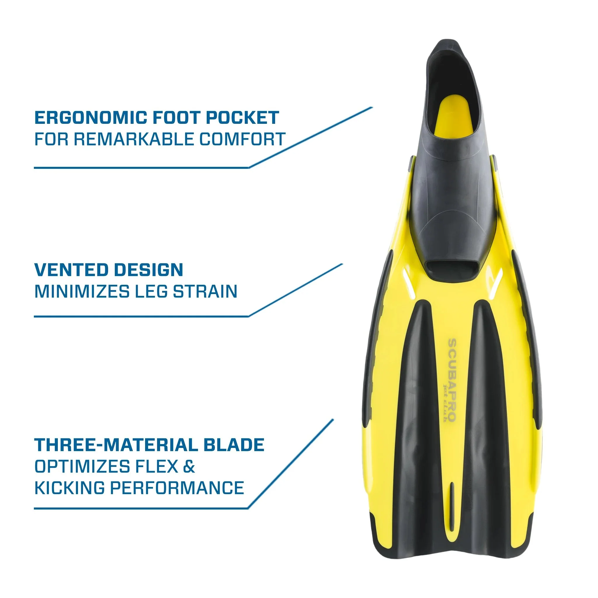 Scubapro Jet Club Full Foot Fin - Image 6