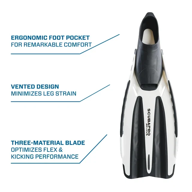 Scubapro Jet Club Full Foot Diving Fin - Image 4