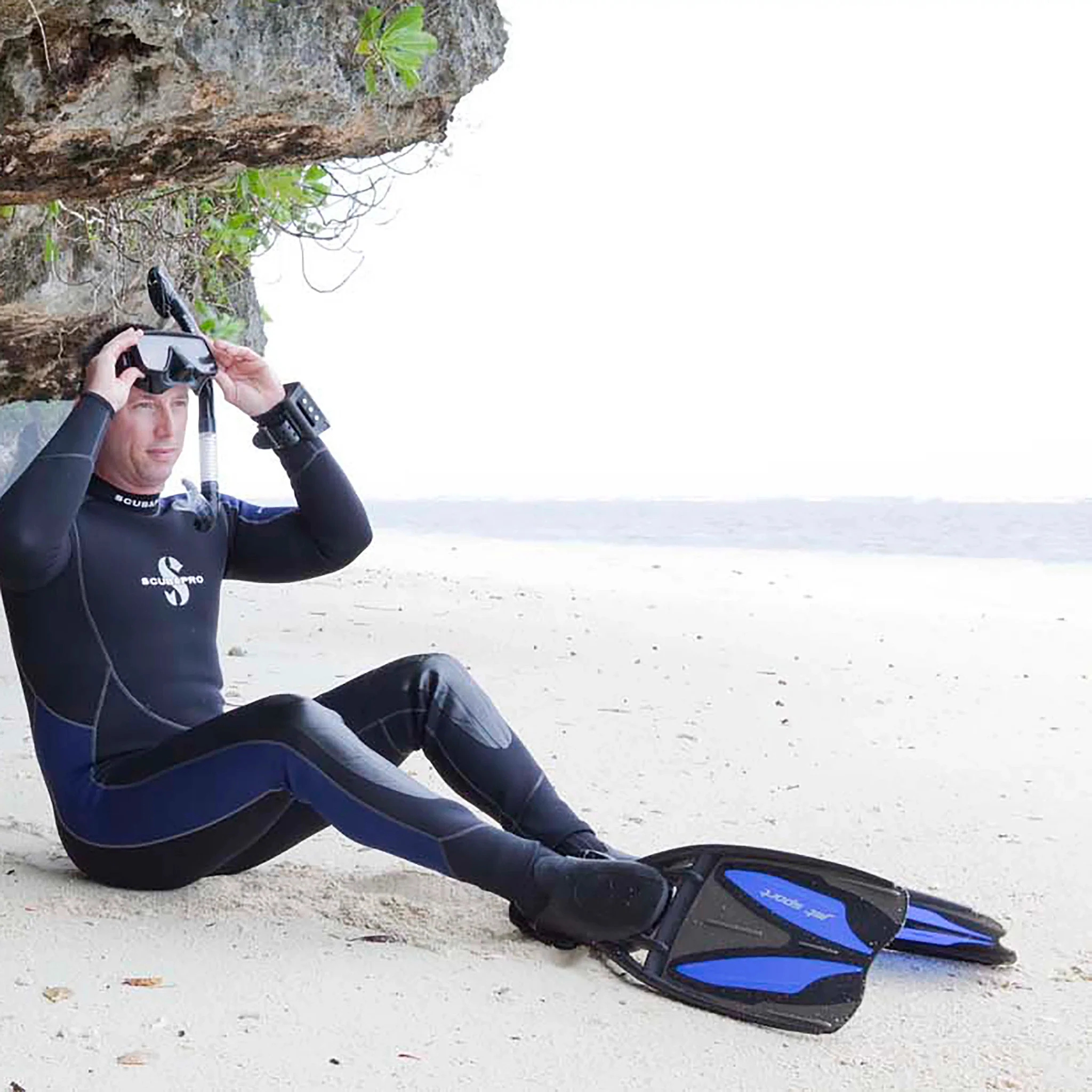 Scubapro Jet Sport Adjustable Open Heel Scuba Diving Fin - Image 7