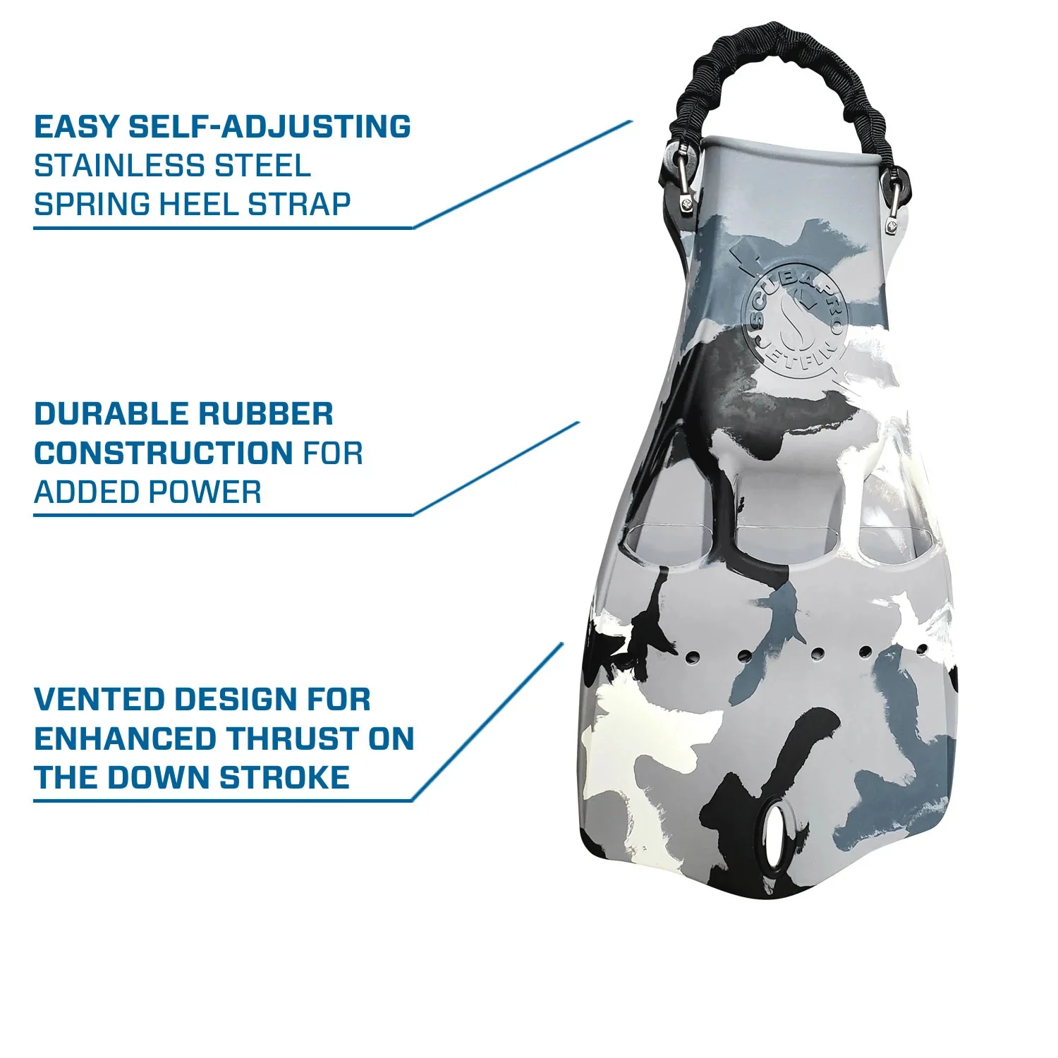 Scubapro Jet w/ Spring Heel Strap Scuba Diving Fin - Image 2