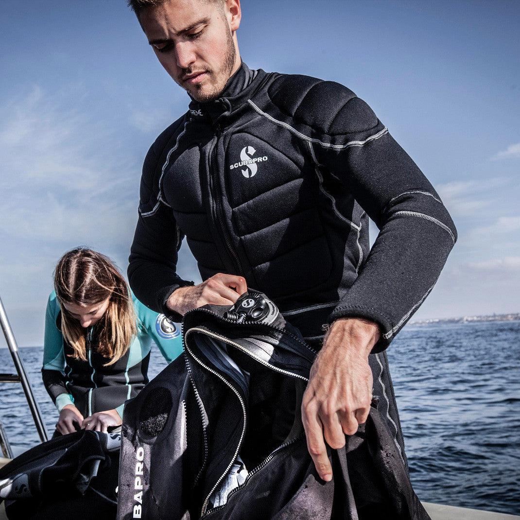 Scubapro K2 Extreme Steamer Cold-Water Thermal Protection Full Mens Drysuit Undergarment - Image 3