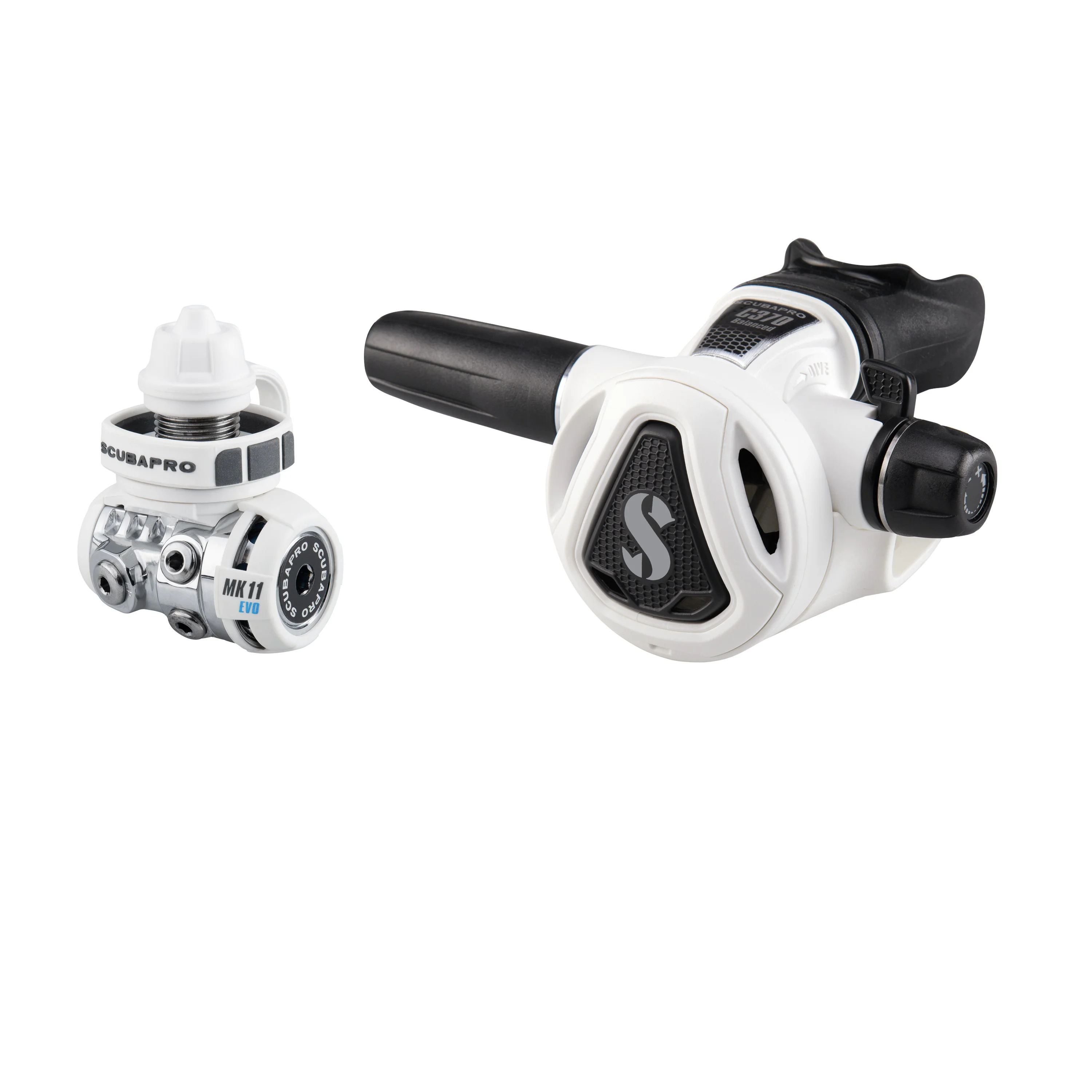 Scubapro MK11 EVO/C370 Regulator White - Image 12