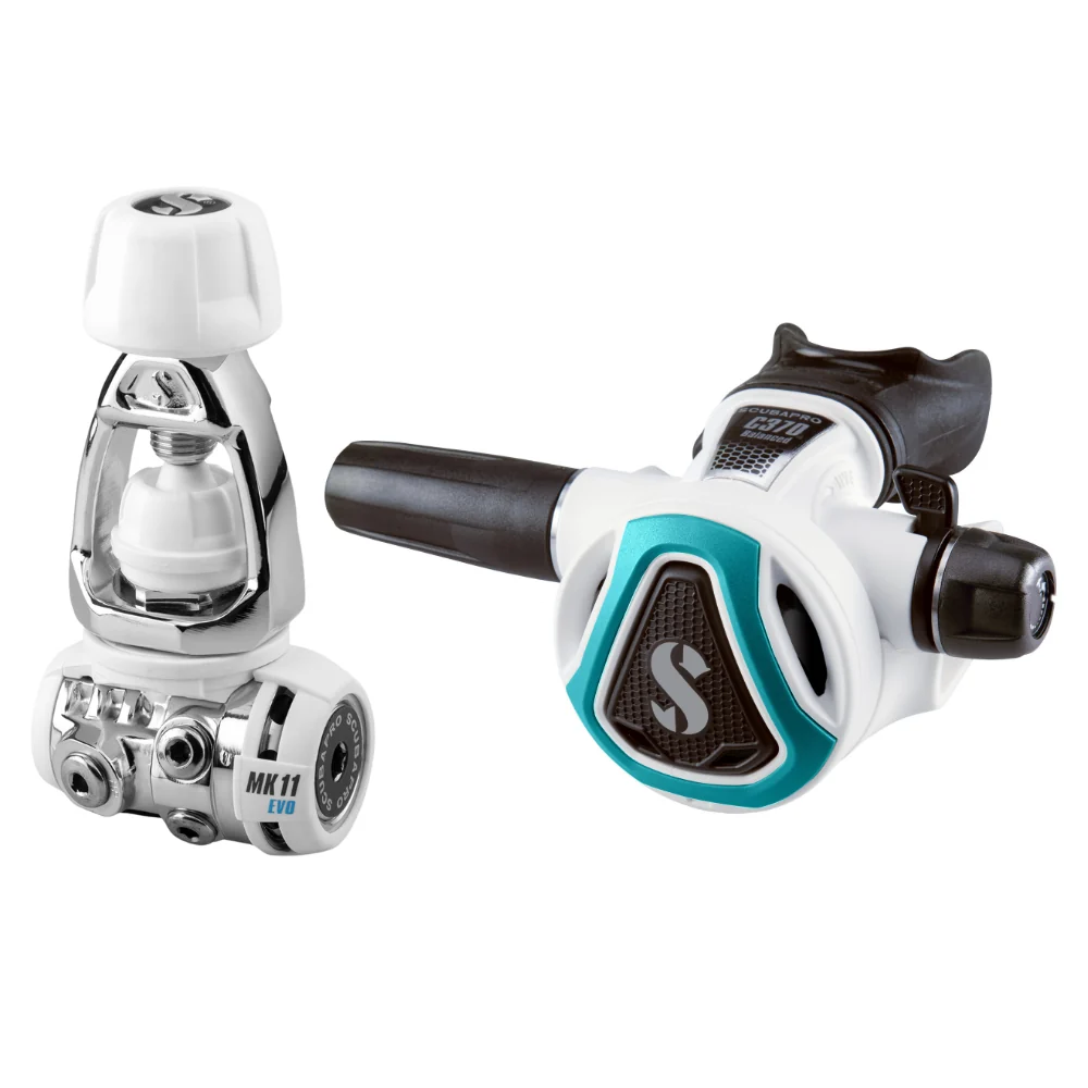 Scubapro MK11 EVO/C370 Regulator White - Image 16