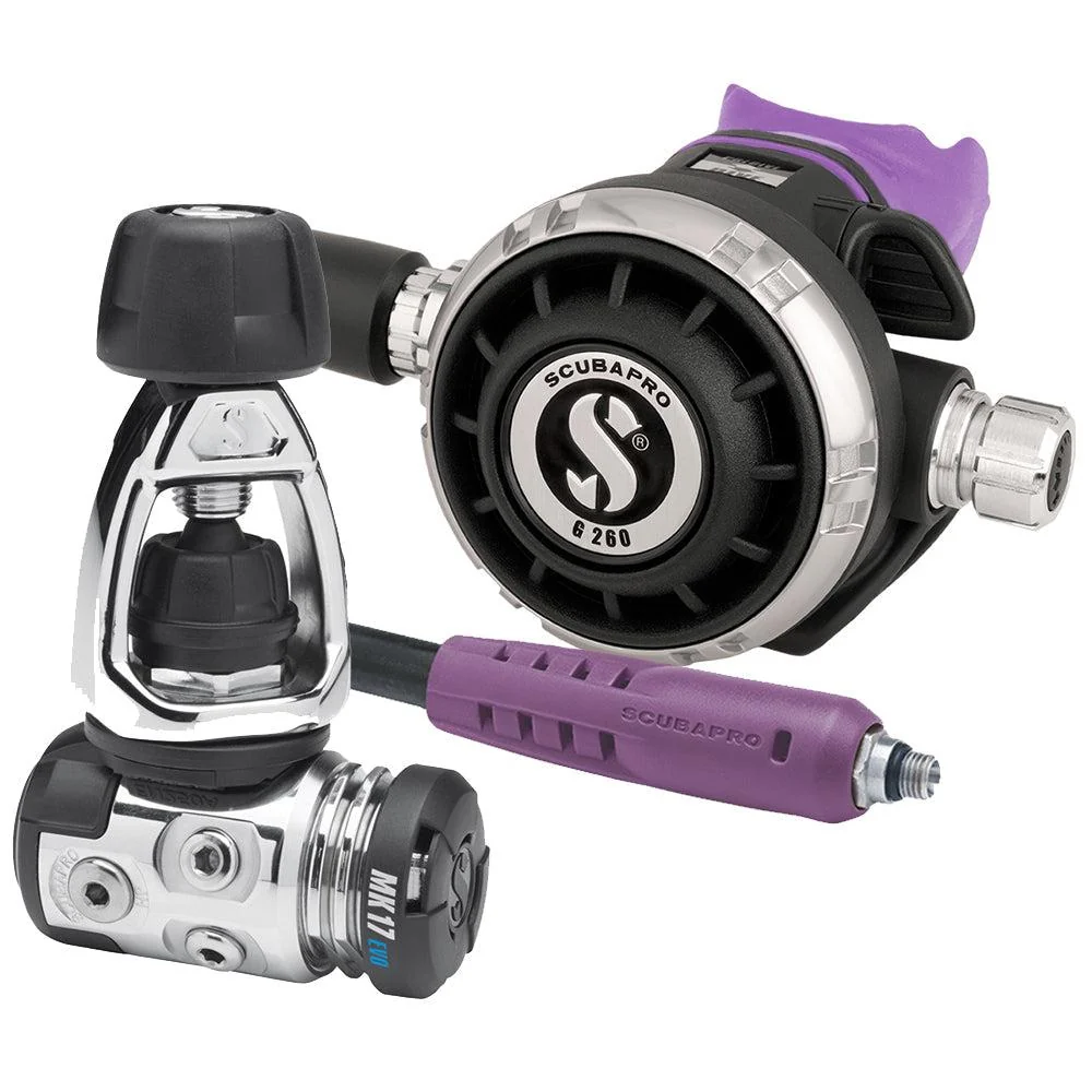 Scubapro MK17 EVO/G260 Dive Regulator INT with Mouthpiece & Hose Protector - Image 2