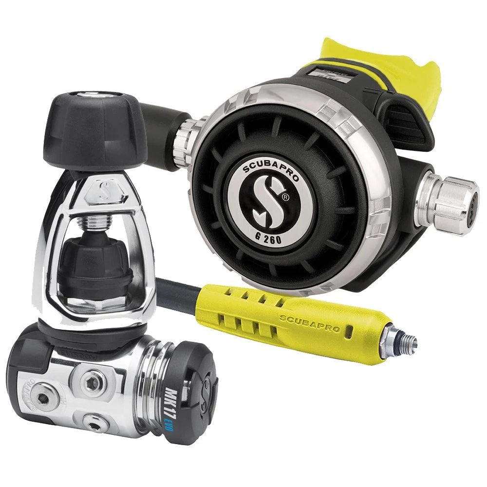 Scubapro MK17 EVO/G260 Dive Regulator INT with Mouthpiece & Hose Protector - Image 3