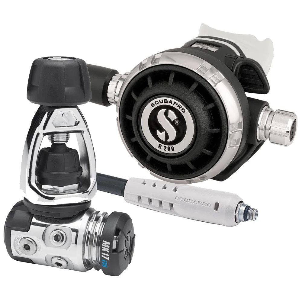 Scubapro MK17 EVO/G260 Dive Regulator INT with Mouthpiece & Hose Protector - Image 4