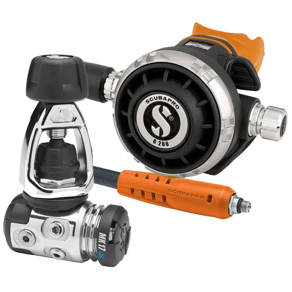 Scubapro MK17 EVO/G260 Dive Regulator INT with Mouthpiece & Hose Protector - Image 6