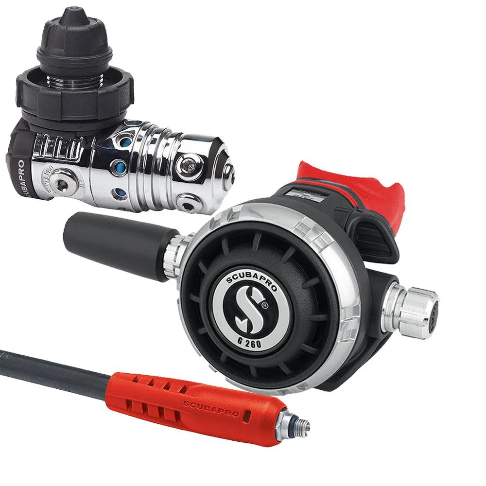 Scubapro MK25 EVO DIN 300/G260 Dive Regulator with Mouthpiece Hose Protector