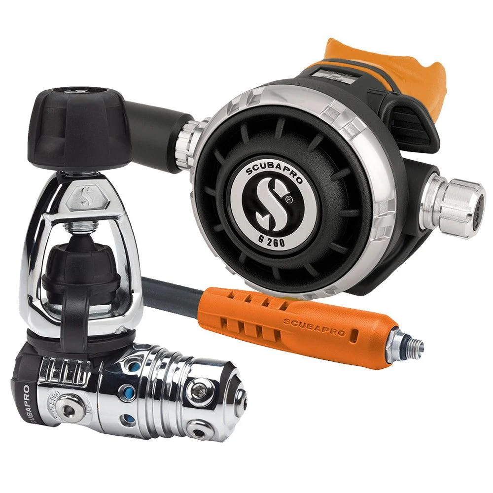 Scubapro MK25 EVO DIN 300/G260 Dive Regulator with Mouthpiece Hose Protector - Image 11